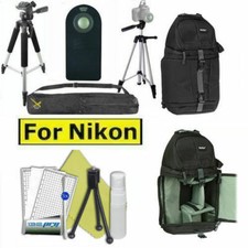 57" PRO TRIPOD  BACKPACK BAG REMOTE FOR NIKON D5000 D5100 D5200 COOLPIX P910