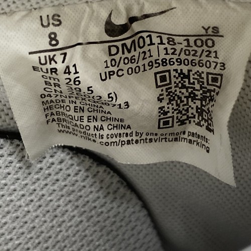 Nike Air Force 1 Low White Gold Trainers Size UK 7 Mens Leather Have A Nice Day - Picture 8 of 8