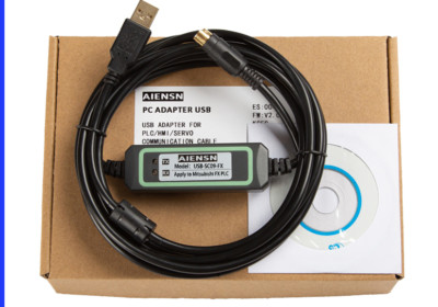 1 pcs for Mitsubishi FX series PLC programming cable USB-SC09-FX FT232RL chip