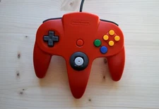N64 - Original Nintendo Controller Red (Very Good Condition)