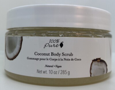 100% Pure Coconut Body Scrub 10oz