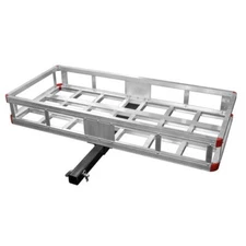 500 Lb Aluminum Hitch Mount Cargo Carrier Hauler Rack Utility Truck Storage