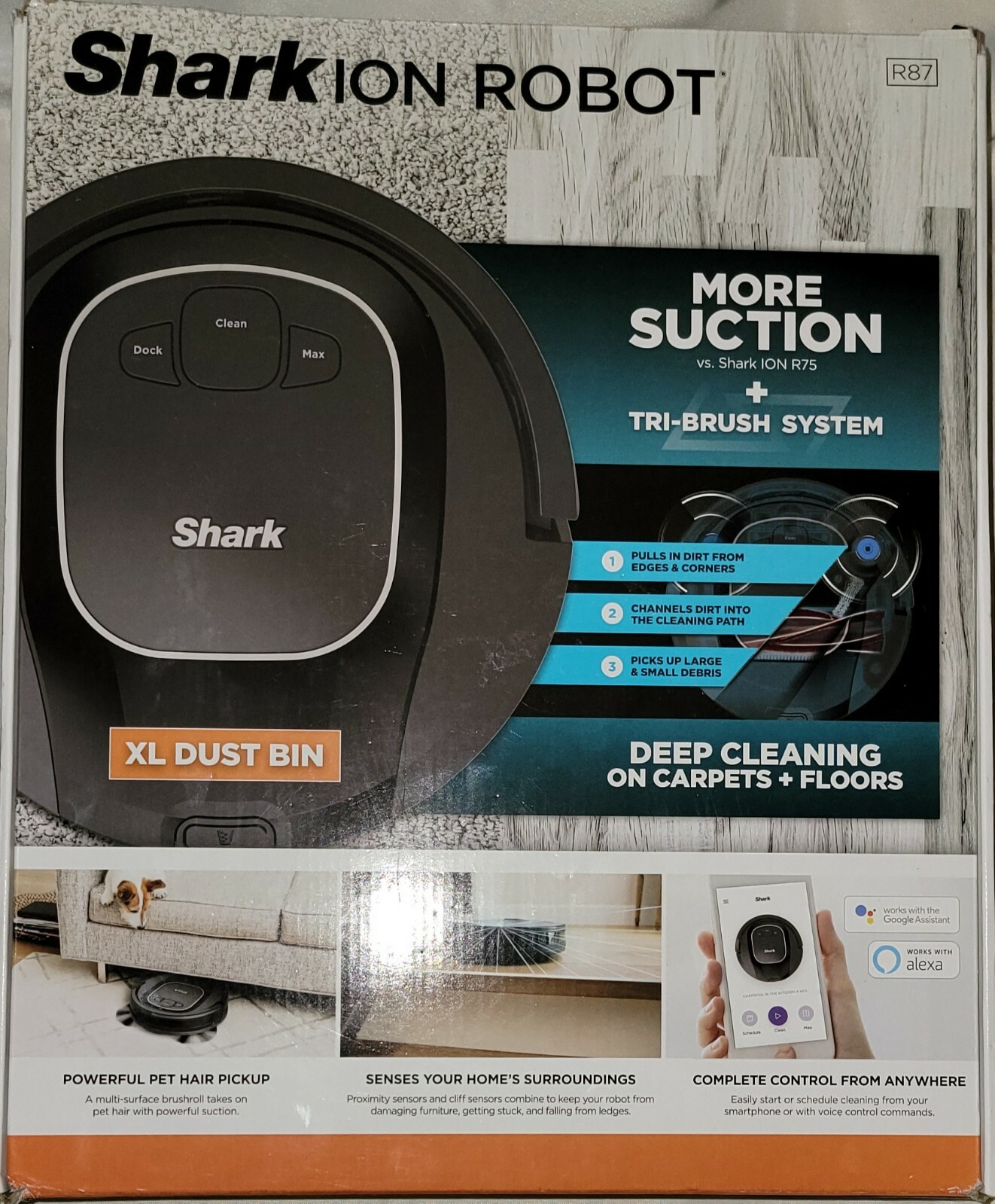 Shark Ion Robot R87 WiFi Alexa Google Assistant Robotic Vacuum *BRAND