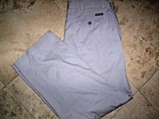 MENS CHAPS KHAKI DRESS PANTS 38 X32 BEIGE/CAMEL