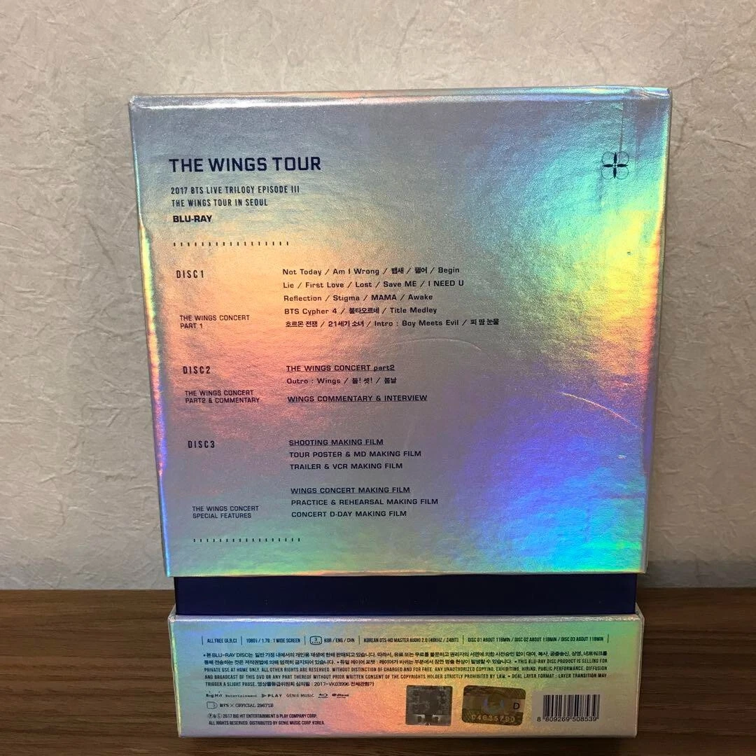 BTS 2017 The Wings Tour In Seoul BLU-RAY Live Trilogy Region Free FULL English