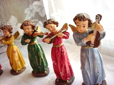 Artmark Angel Musicians Italian Style 5 Piece Lot 1993 Cold Cast