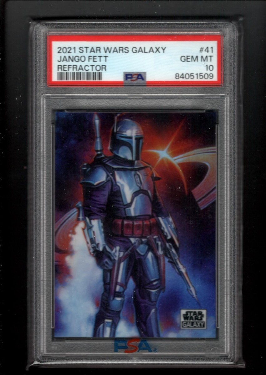 2021 Topps Star Wars Galaxy Chrome Jango Fett Refractor Psa 10 | eBay
