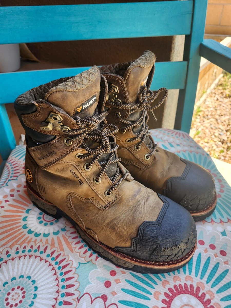 Hawx Legion Sport Comp Toe Work Boot Brown Men display picture 1