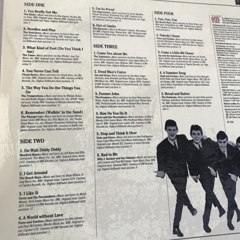 CLASSIC ROCK 1964 A GOGO TIME LIFE VINYL 2-LP WARNERS USA 1987 IN SHRINK MINT - Image 3 of 4