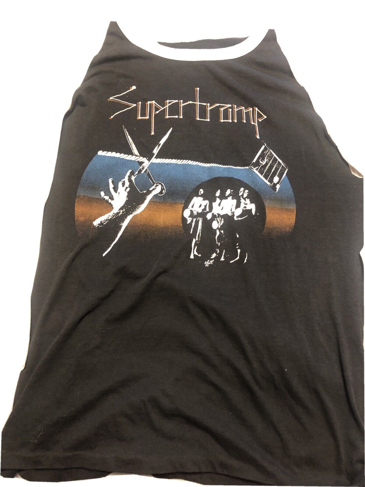 Supertramp 1983 Max 78% Popular brand OFF Canadian Concert Medium T-shirt Mens Tour