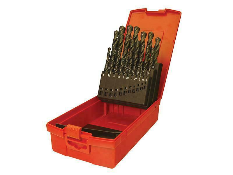Dormer A190 No.204 Metric Hss Drill Set Of 25 1.0-13.0 X 0.5Mm DORSET204
