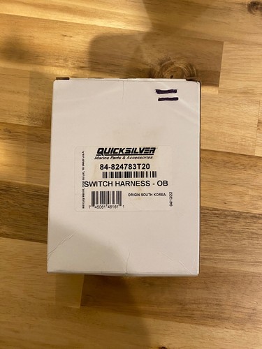 New Genuine Quicksilver Outboard 3 Pin Switch Assembly Harness 84-824783T20