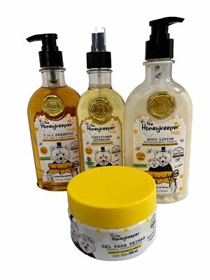 The Honeykeeper Kids  3in1 Shampoo, Conditioner Detangler, Body Lotion Y Gel
