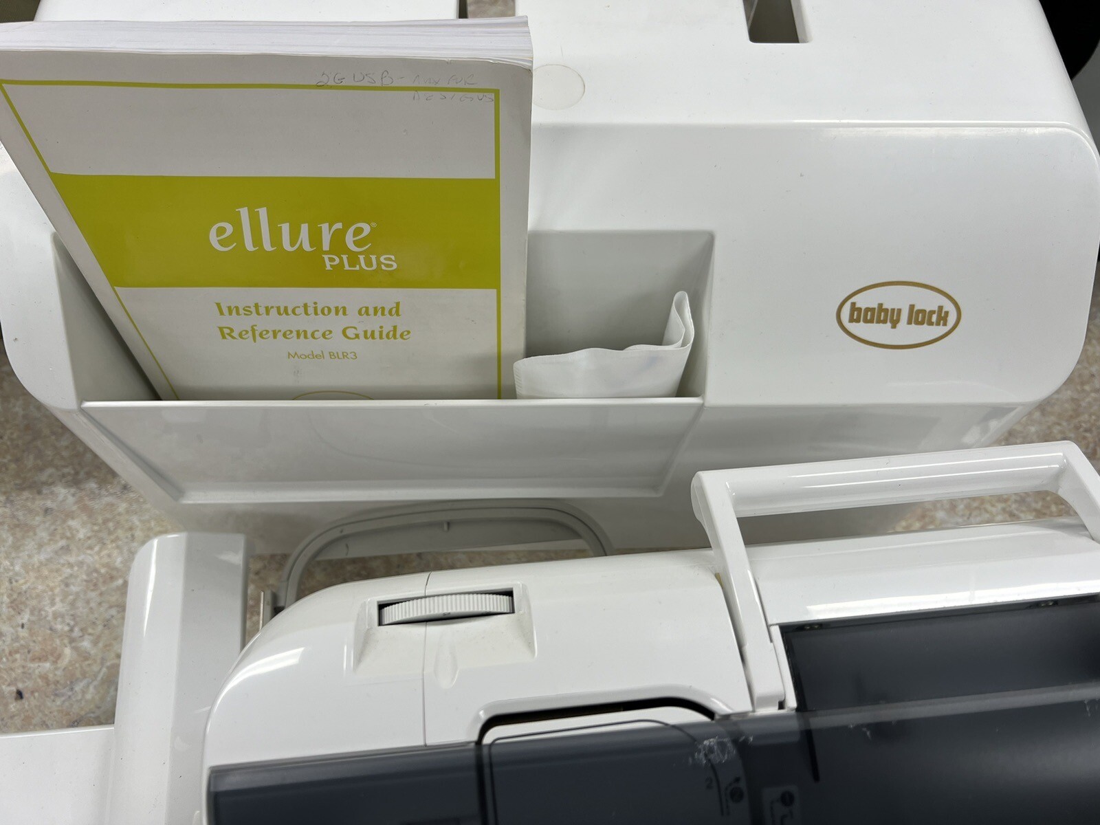 Baby Lock Ellure Plus Model BLR3 Embroidery Machine with Accessories eBay