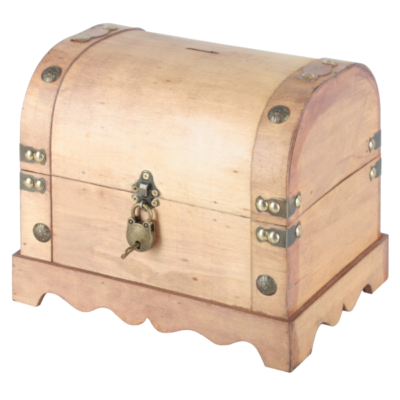 Schatztruhe Schatzkiste mit Schloss Aufbewahrungsbox Holzkiste Piratenkiste Box