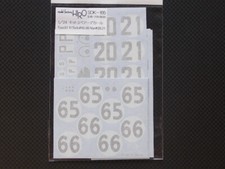 MFH Model Factory Hiro 1/24 Tipo33 '67 Seb #65.66 Nur #20.21 Spare Decal SDK-165