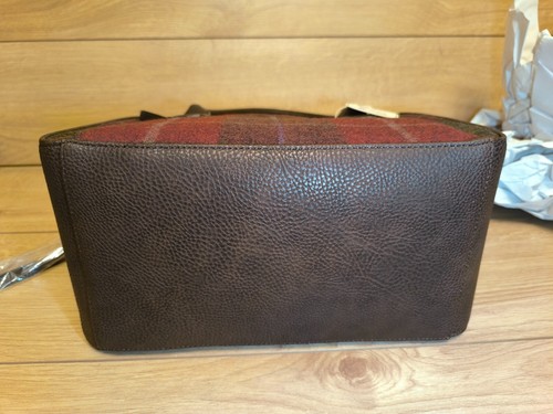 Joules Tweed with a Twist Daytoday Tweed Red Check Bag - Picture 13 of 13