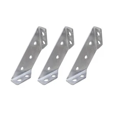 Stainless Steel 90 Degree Right Angle Bracket 5pcs for Furniture Assembly