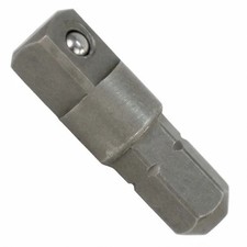 Wiha 72110 Hex To Square 1/4" Socket Bit Adapter