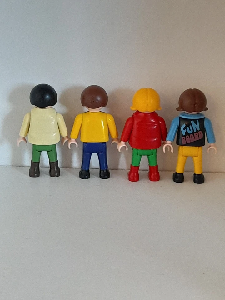 Playmobil personnage lot 4 enfants mixtes école maison moderne city life bus - Photo 2/2