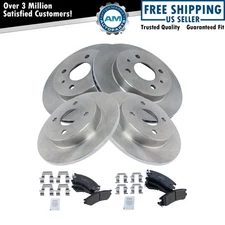 Brake Pads & Rotors Kit All 4 COMPLETE Set for 91-98 Saturn SL SC SW