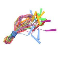 10 PCS Plastic Handle Ropes Jump Children Chinese Jumprope Fitness