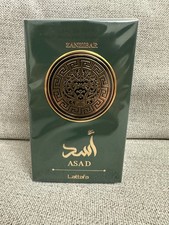 Asad by Lattafa Fresh Green Perfumes for men Eau de Parfum Spray, 3.4 Ounce