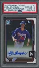 2015 Bowman Chrome Prospects Cody Bellinger # CBE Autograph PSA 10 AUTO 10