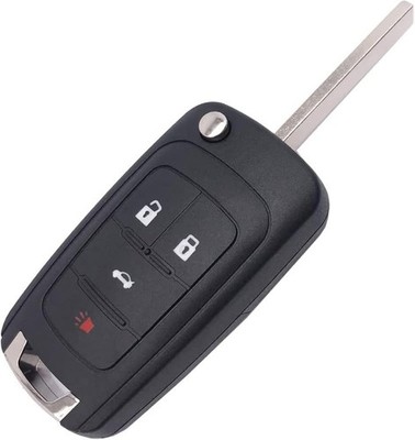 Replacement Flip Key Fob Cover Case for 2010-2014 Cruze Malibu Camaro Equinox So