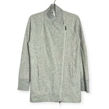Lululemon Back to It Wrap Jacket SIZE 4 Heathered Gray Fleece Sweatshirt