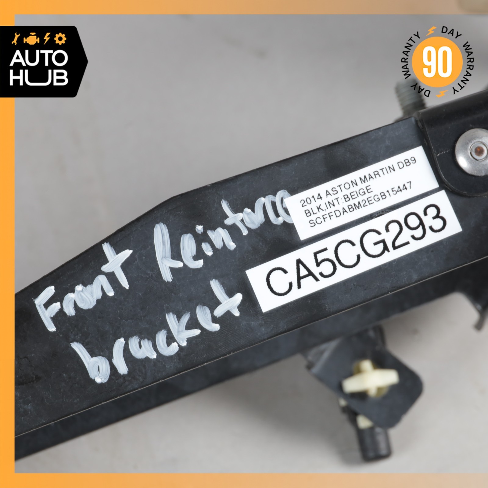 Aston Martin DB9 Front Center Core Radiator Support Bracket CD333804AC OEM 22k