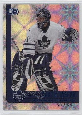 2001-02 Pacific Heads Up Blue 50/55 Curtis Joseph #89 1r5