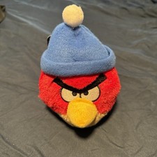  WITH TAG 6" Hartz Angry Birds WINTER CHRISTMAS RED ROVIO Plush