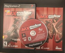 MX Rider (Sony PlayStation 2, 2001) PS2 Racing Motorcycle Game Black Label CIB