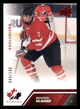 2013-14 Upper Deck Team Canada Red #16 Brayden McNabb /100