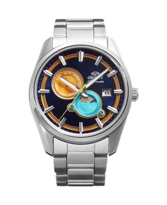 ORIENT Men Analog Automatic Casual Watch Classic Dress Blue Dial Waterproof Roun