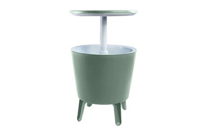 Keter Cool Bar Partytisch - 49.5x49.5x57cm - Kunststoff - Grün - modischer Cockt