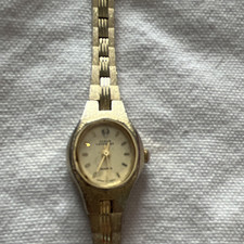Citizen Quartz Women's Gold Tone Analog Dress Watch Bracelet Band