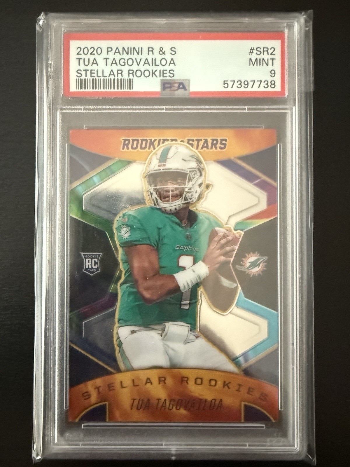 2020 Panini Rookies & Stars - Stellar Rookies Tua Tagovailoa #SR-2 (RC) PSA 10