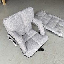 TWO Folding RECLINING Stadium Seats Chairs, 21    Extra Padded Wide Camping