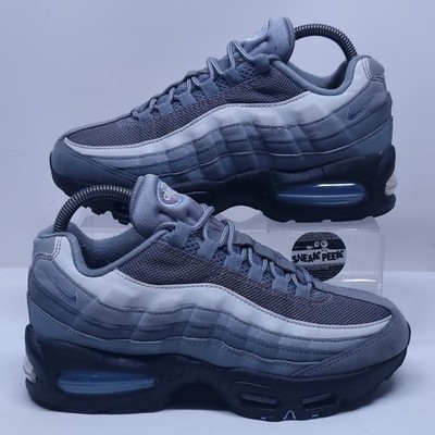Nike Air Max 95 - UK Größe 5 - Turnschuhe Junior Sneaker Schuhe Grau Schwarz OG 