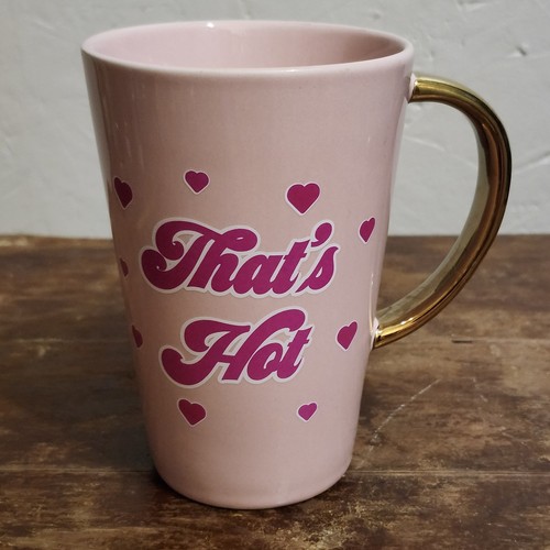 Paris Hilton (That’s Hot) Tall Pink Gold Coffee Mug - Picture 1 of 8
