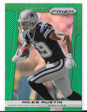 2013 Panini Prizm - Green Prizm Miles Austin #154