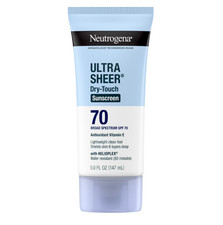 Neutrogena Ultra Sheer SPF 70 Body Sunscreen Lotion, Dry-Touch, 5 fl oz