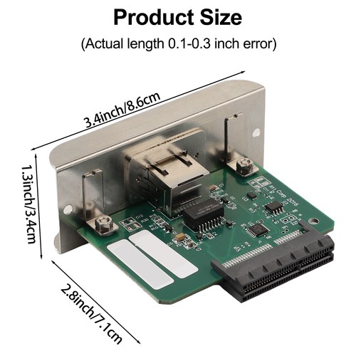 Network Card for Zebra Printers Compatible with Model Series 210 220 230 - Afbeelding 8 van 12