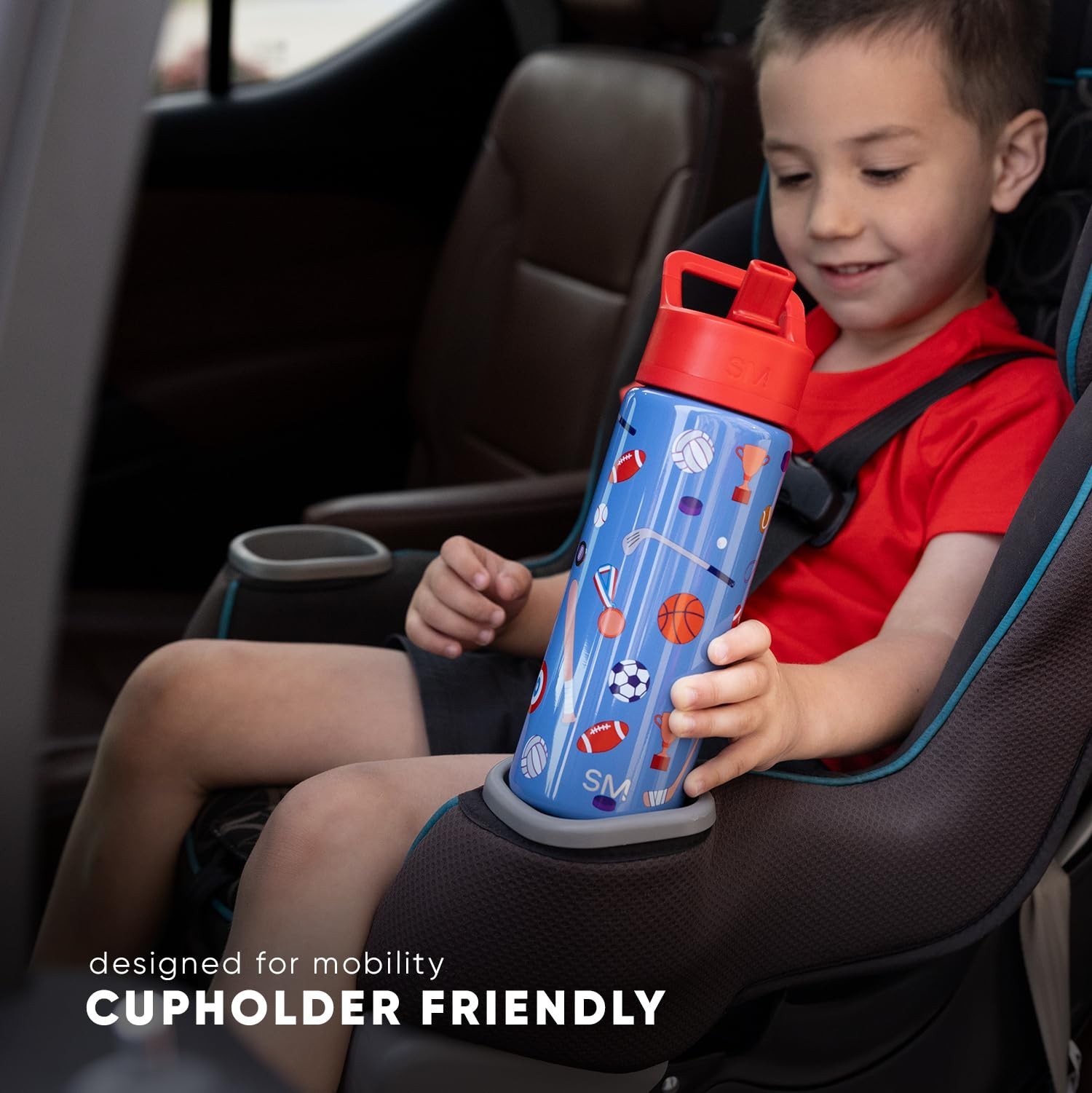 Simple Modern Kids Summit Water Bottle with Straw Lid | 14oz Insulated Stainl...