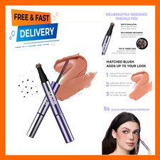 Freckle Stamp 2-in-1 Freckle Pen with Blush Faux Freckle Stamp Natural Makeup 5