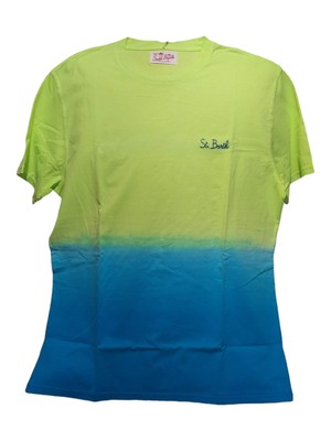 Saint Barth Mann Kurzärmeliges T-shirt Gelb 18454