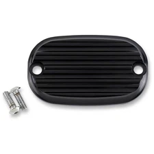 Joker Machine Black Anodized Finned Rear Brake Master Cylinder Cover - 08-01-1