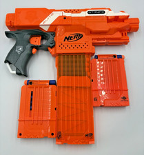 Nerf N-Strike Elite Stryfe Orange , 3 Magazines, 12 Darts, Tested, see video